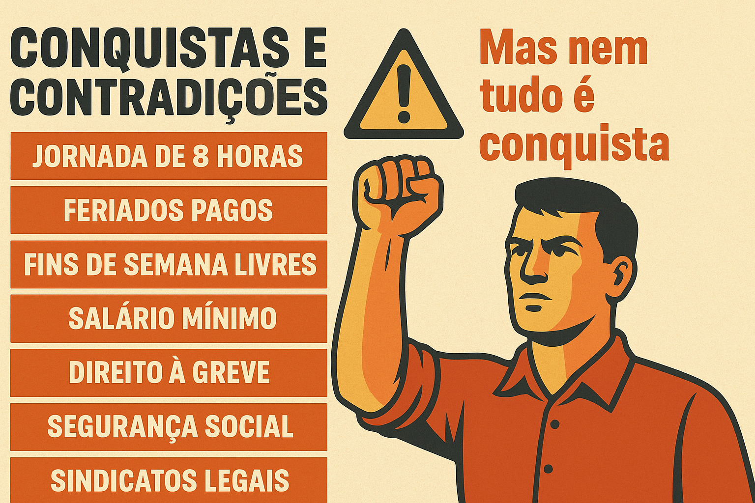 O que hoje é um direito, precisou de ser uma conquista!