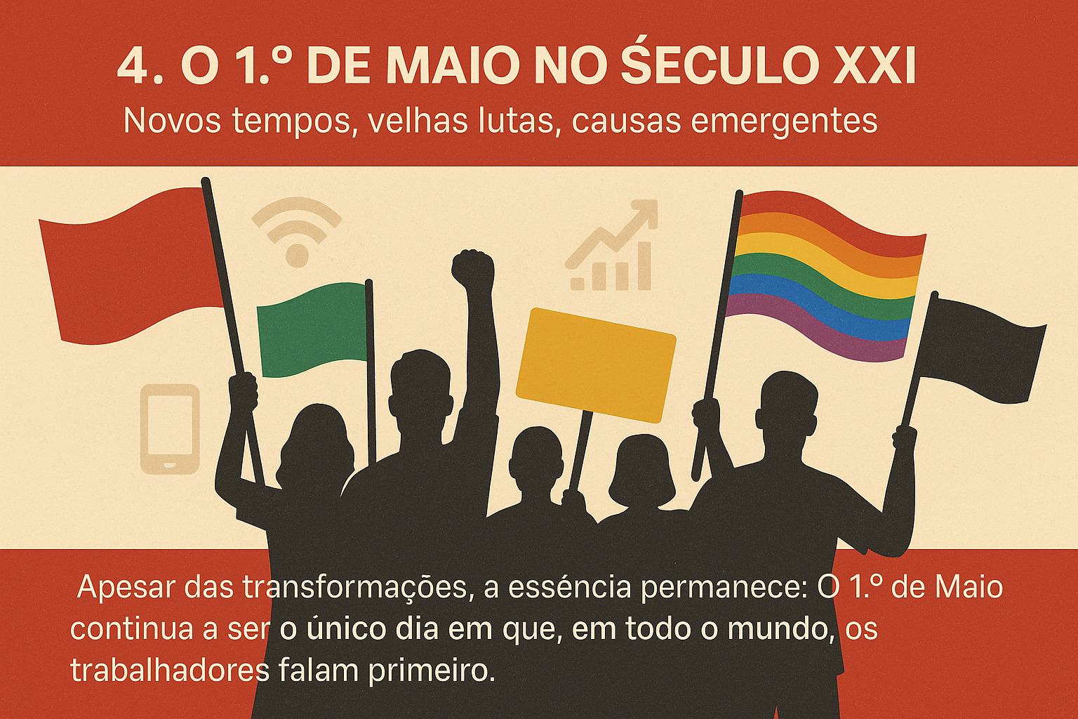 1.º de Maio entrou no século XXI como herança viva e combate necessário.