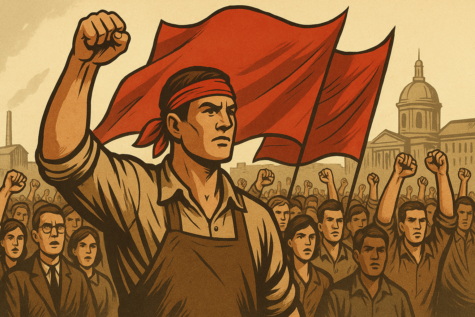 O 1.º de Maio, nascido da coragem e da luta, continua a ser o símbolo da resistência trabalhista.