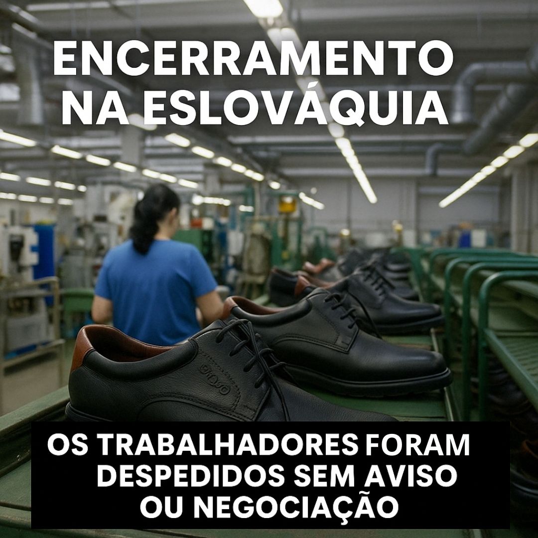 Trabalhadores da ECCO ficam sem trabalho!